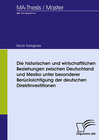Buchcover Die historischen und wirtschaftlichen Beziehungen zwischen Deutschland und Mexiko