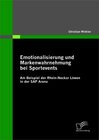 Buchcover Emotionalisierung und Markenwahrnehmung bei Sportevents: Am Beispiel der Rhein-Neckar Löwen in der SAP Arena