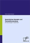 Buchcover Sprachliches Handeln und Transaktionsanalyse