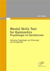 Buchcover Mental Skills Test for Gymnastics: Psychologie im Gerätturnen