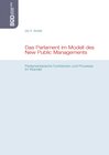 Buchcover Das Parlament im Modell des New Public Managements