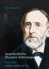 Buchcover Sauerländische Mundart-Anthologie I
