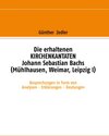 Buchcover Die erhaltenen Kirchenkantaten Johann Sebastian Bachs (Mühlhausen, Weimar, Leipzig I)