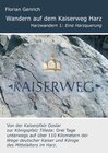 Buchcover Wandern auf dem Kaiserweg Harz