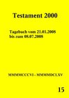 Buchcover Testament 2000 - Band 15