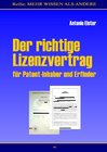 Buchcover Der richtige Lizenzvertrag