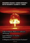 Buchcover Völkerrechtliche Pflicht zur nuklearen Abrüstung?