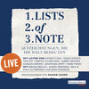 Buchcover Lists of note – live