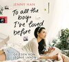 Buchcover To all the boys I’ve loved before