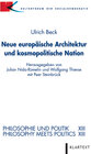 Buchcover Neue europäische Architektur und kosmopolitische Nation