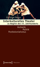 Buchcover Interkulturelles Theater zu Beginn des 21. Jahrhunderts
