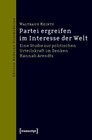 Buchcover Partei ergreifen im Interesse der Welt