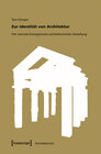 Buchcover Zur Identität von Architektur