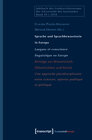 Buchcover Sprache und Sprachbewusstsein in Europa / Langues et conscience linguistique en Europe
