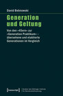 Buchcover Generation und Geltung