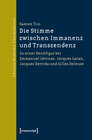 Buchcover Die Stimme zwischen Immanenz und Transzendenz