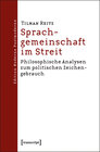 Buchcover Sprachgemeinschaft im Streit