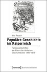 Buchcover Populäre Geschichte im Kaiserreich