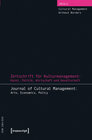 Buchcover Zeitschrift für Kulturmanagement: Kunst, Politik, Wirtschaft und Gesellschaft