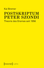 Buchcover Postskriptum Peter Szondi