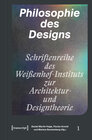 Buchcover Philosophie des Designs