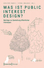 Buchcover Was ist Public Interest Design?