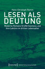 Buchcover Lesen als Deutung