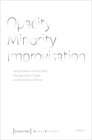 Buchcover Opacity – Minority – Improvisation