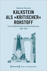 Buchcover Kalkstein als »kritischer« Rohstoff