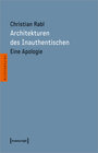 Buchcover Architekturen des Inauthentischen