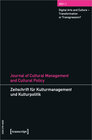 Buchcover Journal of Cultural Management and Cultural Policy/Zeitschrift für Kulturmanagement und Kulturpolitik