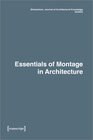 Buchcover Dimensions. Journal of Architectural Knowledge