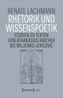 Buchcover Rhetorik und Wissenspoetik