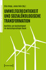 Buchcover Umweltgerechtigkeit und sozialökologische Transformation