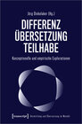 Buchcover Differenz - Übersetzung - Teilhabe