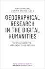 Buchcover Geographical Research in the Digital Humanities