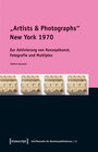 Buchcover »Artists & Photographs«, New York 1970