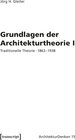 Buchcover Grundlagen der Architekturtheorie I