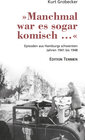 Buchcover 'Manchmal war es sogar komisch ...'