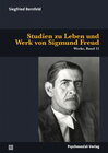 Buchcover Studien zu Leben und Werk von Sigmund Freud