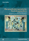 Buchcover Das psychotherapeutische Gerichtsgutachten