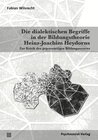Buchcover Die dialektischen Begriffe in der Bildungstheorie Heinz-Joachim Heydorns