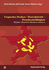 Buchcover Utopisches Denken – Destruktivität – Demokratiefähigkeit