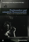 Buchcover Psychoanalyse und männliche Homosexualität
