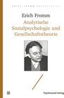 Buchcover Analytische Sozialpsychologie und Gesellschaftstheorie