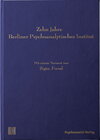 Buchcover Zehn Jahre Berliner Psychoanalytisches Institut