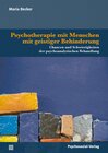 Buchcover Psychotherapie mit Menschen mit geistiger Behinderung