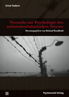 Buchcover Versuche zur Psychologie des nationalsozialistischen Terrors