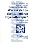 Buchcover Was tut sich in der stationären Psychotherapie?