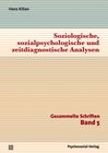 Buchcover Soziologische, sozialpsychologische und zeitdiagnostische Analysen